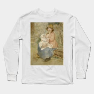 Maternity by Auguste Renoir Long Sleeve T-Shirt